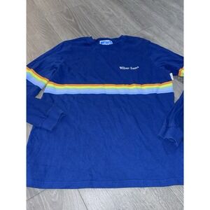 Wilbur Soot Shirt Large Long Sleeve VTG 90s Blue